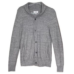 Goodfellow & Co. Cotton Button Down Cardigan Gray Size S